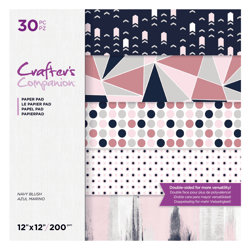 Bloc de 30 feuilles recto verso navy blush