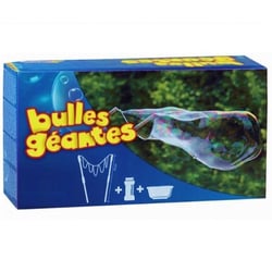 Kit bulles de savon geantes xxl - batons, ficelle, flacon 220 ml - jeu plein air - fete, anniversaire