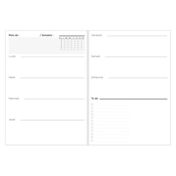 CARNET DE PROJETS FR Carnets thématiques - 15x21 cm - avec élastique