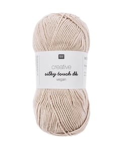 Fil à tricoter Creative Silky Touch Dk Vegan - 100gr - Rico Design 002 Beige