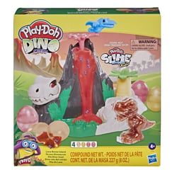 Play Doh Dino Crew L'île aux Dino avec pâte à modeler HydroGlitz