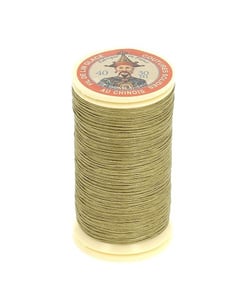 Fil lin glacé 30 m – Fil au Chinois – N° 40 – Fil de lin retors, lisse, résistant 848 Vert Bronze