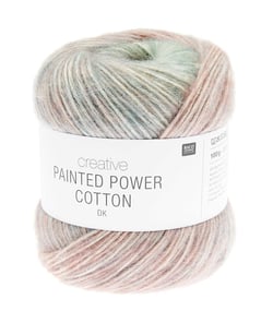 Creative Painted Power Cotton DK 100g de Rico Design : Couleurs vibrantes et douceur naturelle 08 Earthy Rainbow