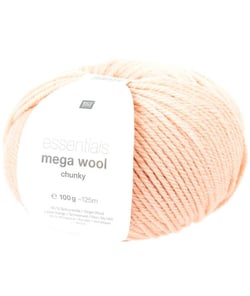 Laine à tricoter Essentials Mega Wool Chunky - Rico Design 03 Rose