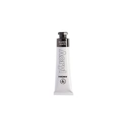 Tube Aluminium 18ml Peinture Acrylique Blanc 100 PRIMO