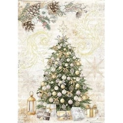 1 feuille de papier de riz 22 x 32 cm Ciao BellaMY CHRISTMAS TREE 372