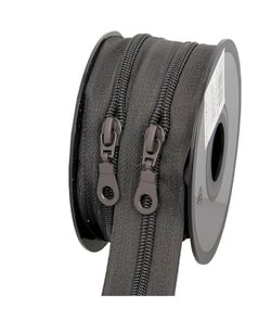 Fermeture à Glissière Spirale N°5 avec Curseur – Milward (vendue par 30 cm) 161 Gris