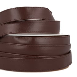 Bobine 10m Sangle simili cuir marron foncé 25mm
