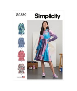 Patron Simplicity 9380 - Robes sweat pour femme 34 au 52 FR taille n°FR : TP-TG
