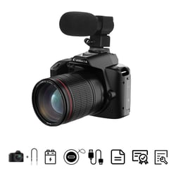 Appareil Photo Numérique 64MP Vision Nocturne WIFI 4K Avec Microphone Et Batterie Longue Durée
