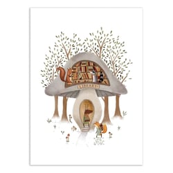 Affiche 50 x 70 cm -  Library - Urchin Bay