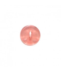 Carte de 7 boutons rose transparent 11mm - Distrifil Rose