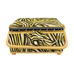 Kit De Couture 10 Pièces Dans Boîte - Ciseaux, Fils, Aiguilles, Dé, Enfile-Aiguille, Pour Réparations à La Maison Et Voyage