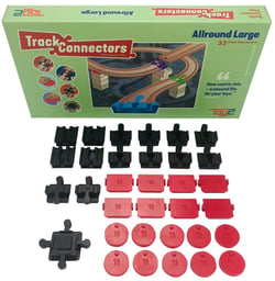 Allround Large - 33 connecteurs de rails - Toy2