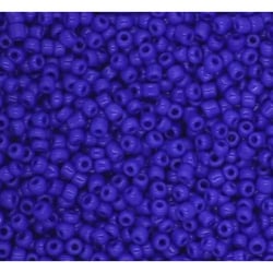 Sachet de 500g de perles de rocailles bleue roi - 30