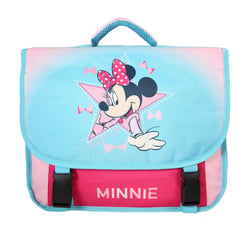 Cartable Scolaire Primaire 38cm Minnie Rose  2 Compartiments - Bagtrotter