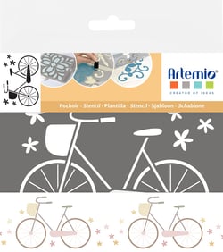 Pochoir vélo 10x15 cm - Artemio