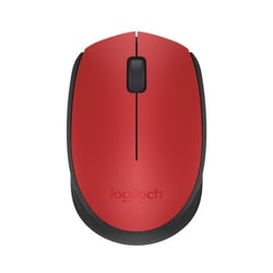 Souris sans fil Logitech M171 ambidextre rouge