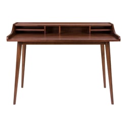 Bureau en placage noyer 120 x 60 x 88 cm