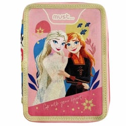 Trousse garnie Reine des neiges Heart 21 CM - 2 compartiments