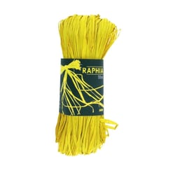 MégaCréa DIY - Raphia naturel jaune 50 g