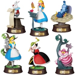 Alice au Pays des Merveilles - Pack 6 statuettes  Mini Diorama Stage Alice au Pays des Merveilles 10 cm - Beast Kingdom Toys