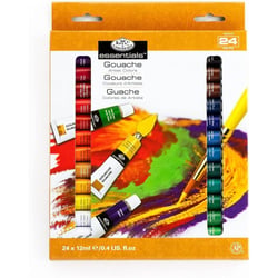 Gouache - 24 tubes de 12ml - Assortiment de couleurs - Royal & Langnickel