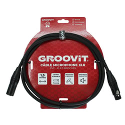 GROOVIT® – Câble XLR 1.5m / Gamme Pro Series