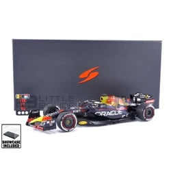 Voiture miniature de collection - SPARK - RED BULL RB18 - 1/18 - Winner Saudi Arabia GP 2022 - Bleu/Rouge/Jaune