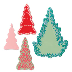 Set de matrices de découpe Thinlits Sizzix - Fées et arbres - Jorli Perine