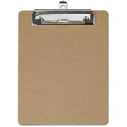 Porte-bloc - Bois - Pour document A5 - Pince métal - Maul