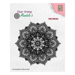 Tampon transparent scrapbooking Nellie's choice MANDALA 6