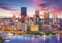 Puzzle 1000 pièces - Pittsburgh - Pennsylvanie - Trefl