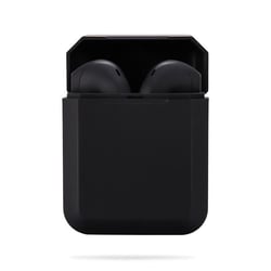 Ecouteurs Bluetooth Sans Fil V5.0 HiFi Avec Boîtier De Charge Et Contrôle Tactile Noir YONIS