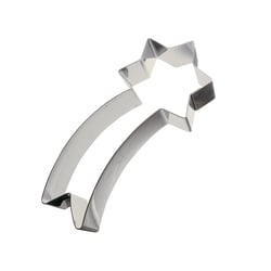 Nonnette étoile filante - inox - 140 x 60 x 30 mm