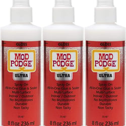 Vernis colle Mod Podge Multi Gloss - Papier, Tissu, Bois - CS27686 - Transparent - 236 ml
