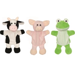 Marionnettes vache cochon grenouille - Goki