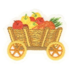 Ecusson thermocollant la ferme brouette 4,5cm x 4cm