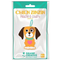 Kit peluche à coudre - Chien Zinzin