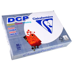 Lot de 5 Ramettes de 500 Feuilles de Papier 80g A4 210x297mm Certifié FSC Blanc CLAIREFONTAINE