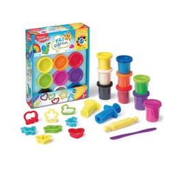 9 pots de pate à modeler avec accessoires - Maped - Vert
