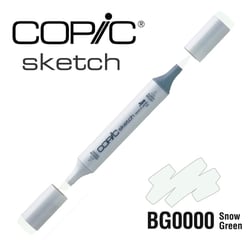 Copic - Marqueur à l'alcool Copic Sketch BG0000 Snow Green