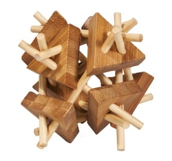Casse-tête bambou Bâtons et triangle - Fridolin
