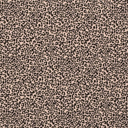 Tissu Jersey Coton Panthère Lou sur fond Beige