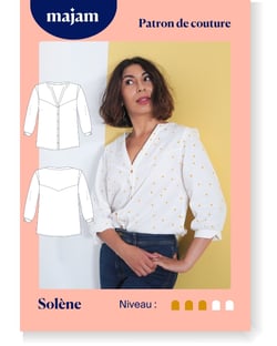 Patron couture Chemisier Solene