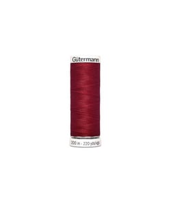 Fil à Coudre 100% polyester 200m - Gütermann 367 Rouge