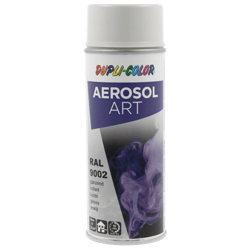 Spray de peinture - Gris blanc - RAL 9002 - Brillant - Tous supports - Aérosol Art