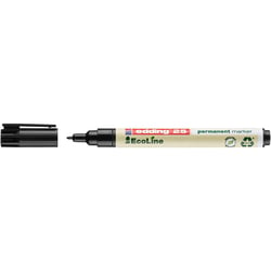 Marqueur permanent 1 mm - EDDING - EcoLine - Noir - Pointe ronde