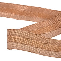 Bobine 25m ruban 3 tons 30mm Marron Chocolat