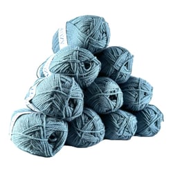 Lot de 10 pelotes Azurite Bleu Charbon - 100% Acrylique - 50g/140m - Distrifil